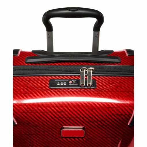 Shop TEGRA-LITE International Expandable 4 Wheeled Carry-On - Blaze Red in australian