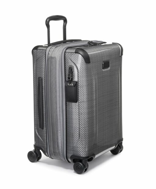 Shop TEGRA-LITE International Expandable 4 Wheeled Carry-On - T-Graphite in australian