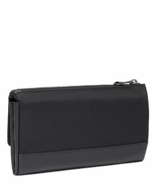 Shop VOYAGEUR SLG Travel Wallet - Black/Gunmetal in australian