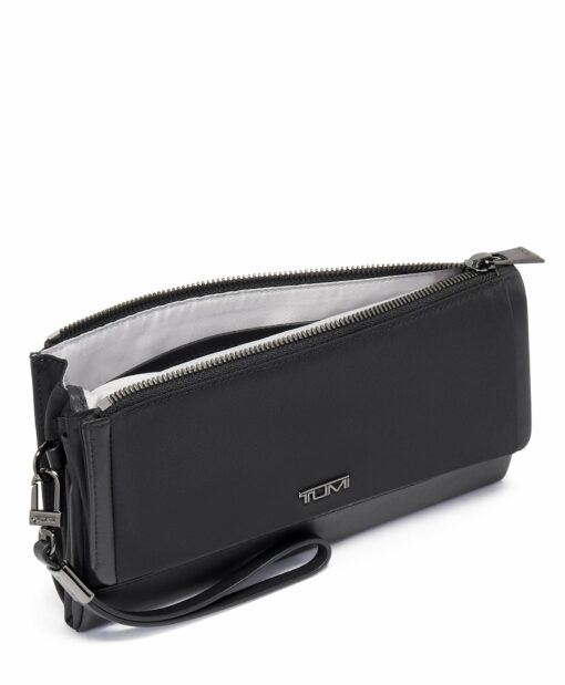 Shop VOYAGEUR SLG Travel Wallet - Black/Gunmetal in australian