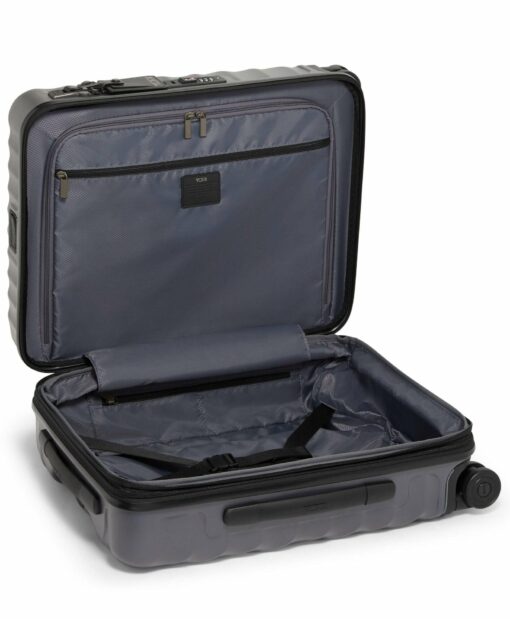 Shop 19 Degree Continental Expandable 4 Wheeled Carry-On - Grey Texture in australian