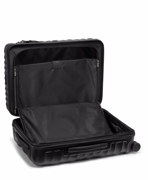 Shop 19 Degree Short Trip Expandable 4 Wheeled Packing Case - Black Textured in australian