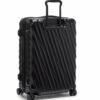 Shop 19 Degree Short Trip Expandable 4 Wheeled Packing Case - Black Textured in australian