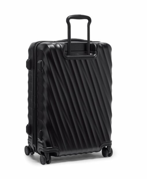 Shop 19 Degree Short Trip Expandable 4 Wheeled Packing Case - Black Textured in australian