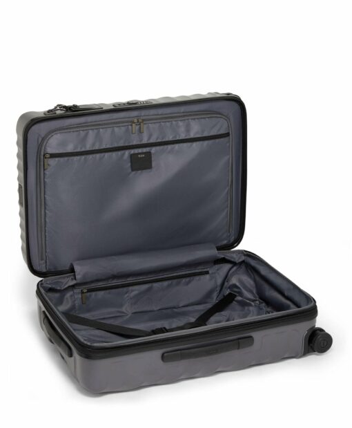 Shop 19 Degree Short Trip Expandable 4 Wheeled Packing Case - Grey Texture in australian