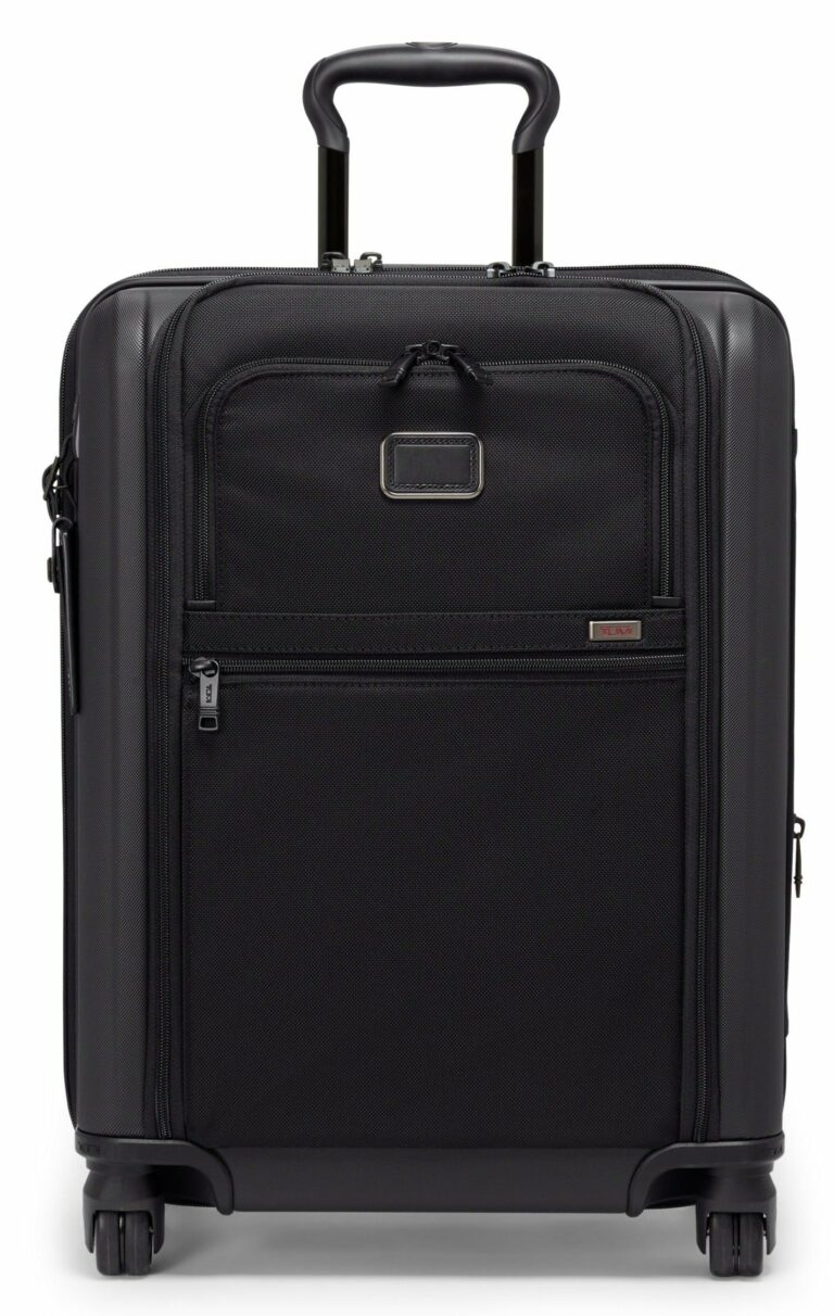 Shop ALPHA HYBRID Continental Expandable Carry-On Small - Black in australian