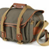 Shop 225 Camera Bag - Sage FibreNyte / Tan Leather in australian