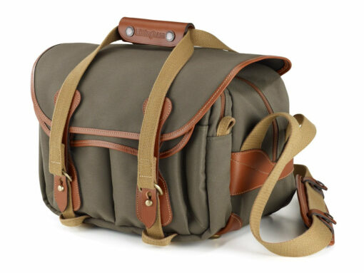 Shop 225 Camera Bag - Sage FibreNyte / Tan Leather in australian