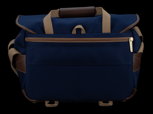 Shop 335 MKII Camera/Laptop Bag - Navy Canvas / Chocolate Leather in australian