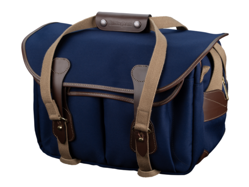 Shop 335 MKII Camera/Laptop Bag - Navy Canvas / Chocolate Leather in australian