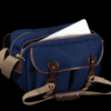 Shop 335 MKII Camera/Laptop Bag - Navy Canvas / Chocolate Leather in australian