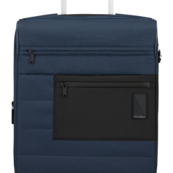 Shop VAYCAY Spinner Expandable (4 wheels) 55cm Length 40cm - Navy Blue in australian