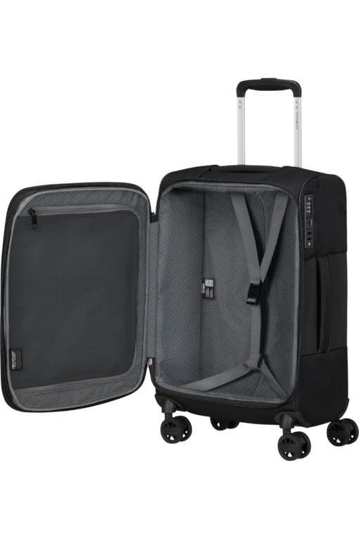 Shop VAYCAY Spinner Expandable (4 wheels) 55cm Length 35cm - Black in australian