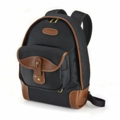 Shop 35 Rucksack for Cameras - Black Canvas / Tan Leather in australian