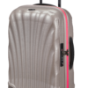 Shop C-Lite Spinner (4 wheels) 55cm Expandable Cabin - Pearl/Fuchsia in australian