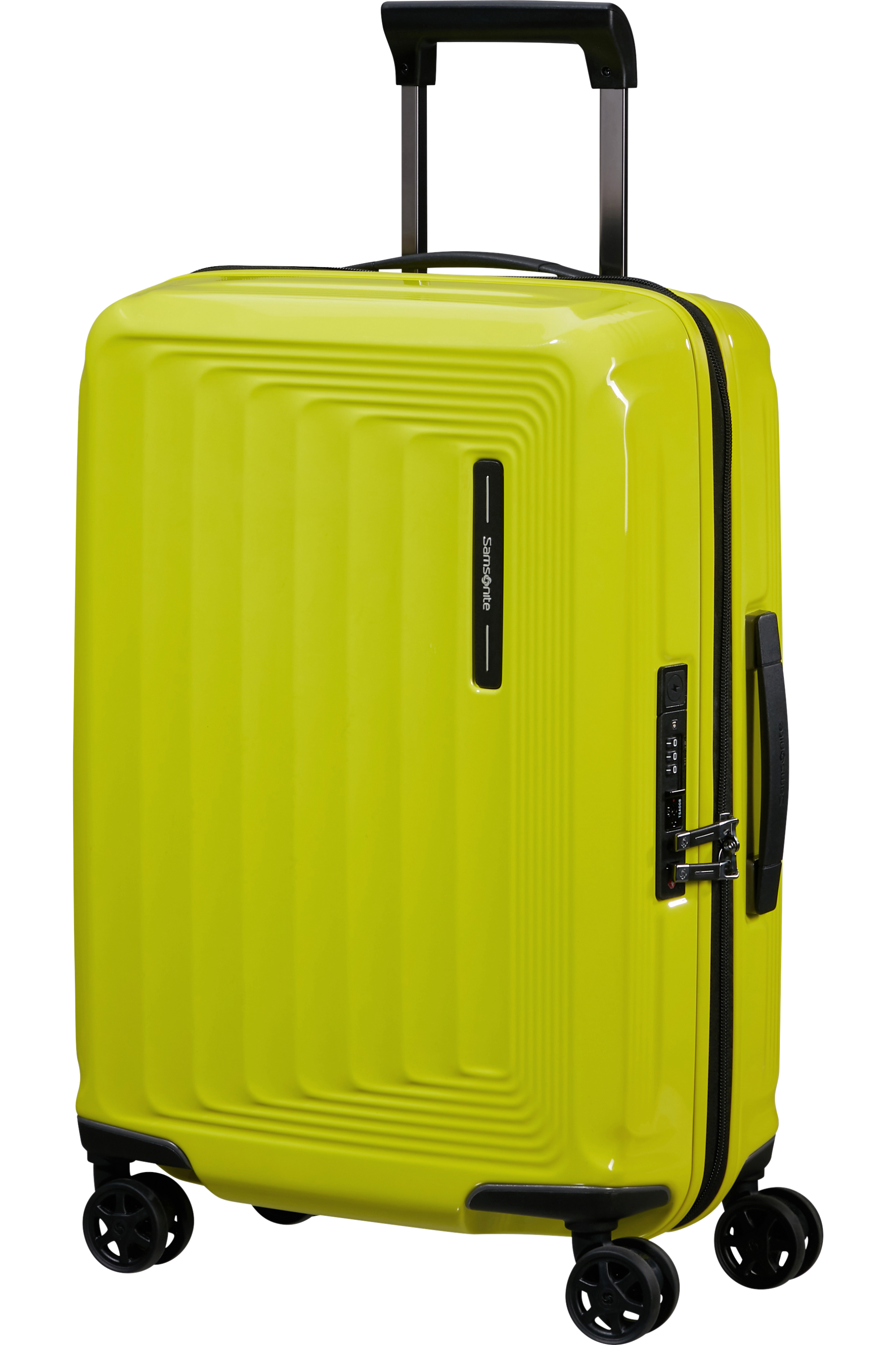 Shop NUON 55cm Spinner Expandable (4 Wheels) - Metallic Lime in australian