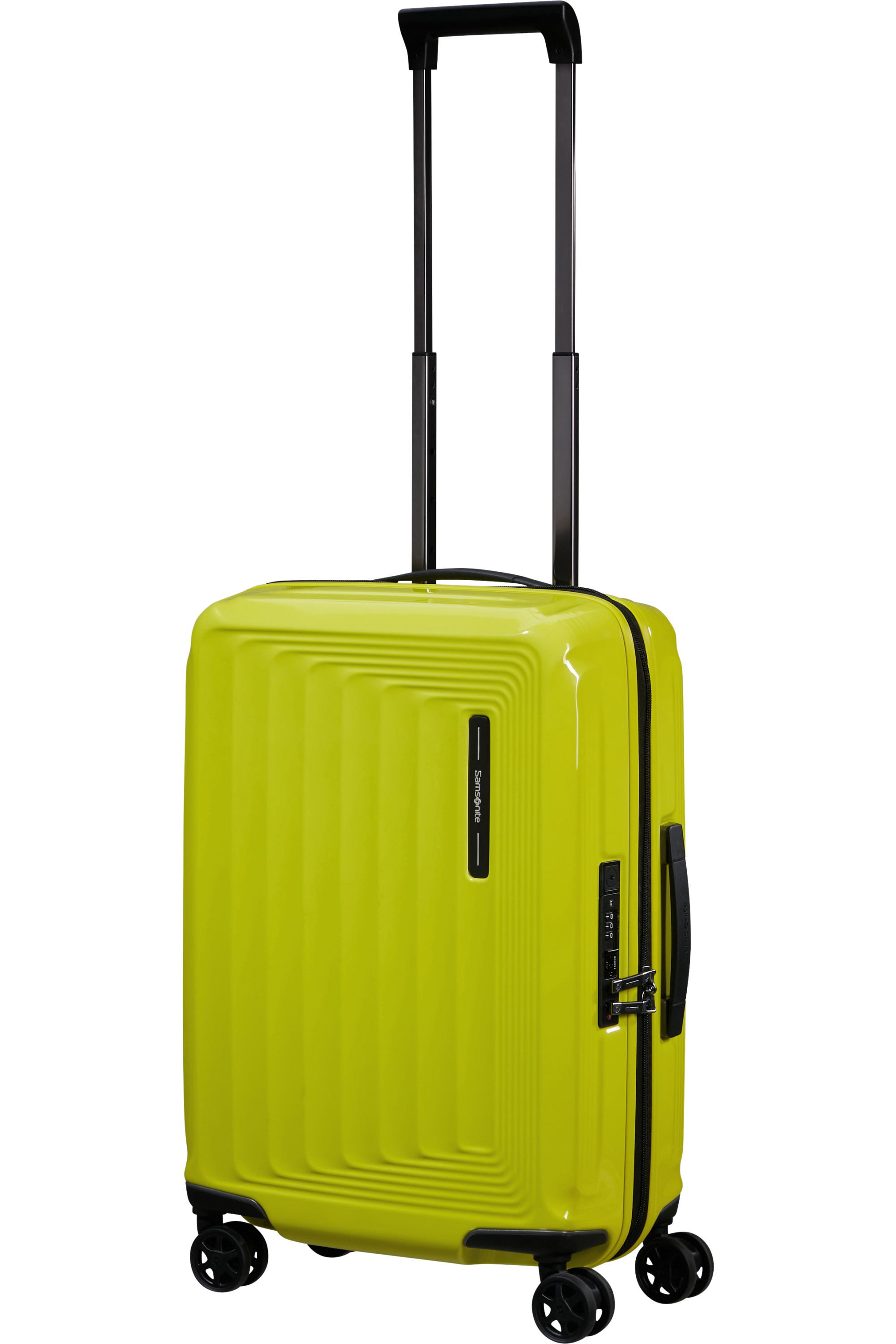 Shop NUON 55cm Spinner Expandable (4 Wheels) - Metallic Lime in australian