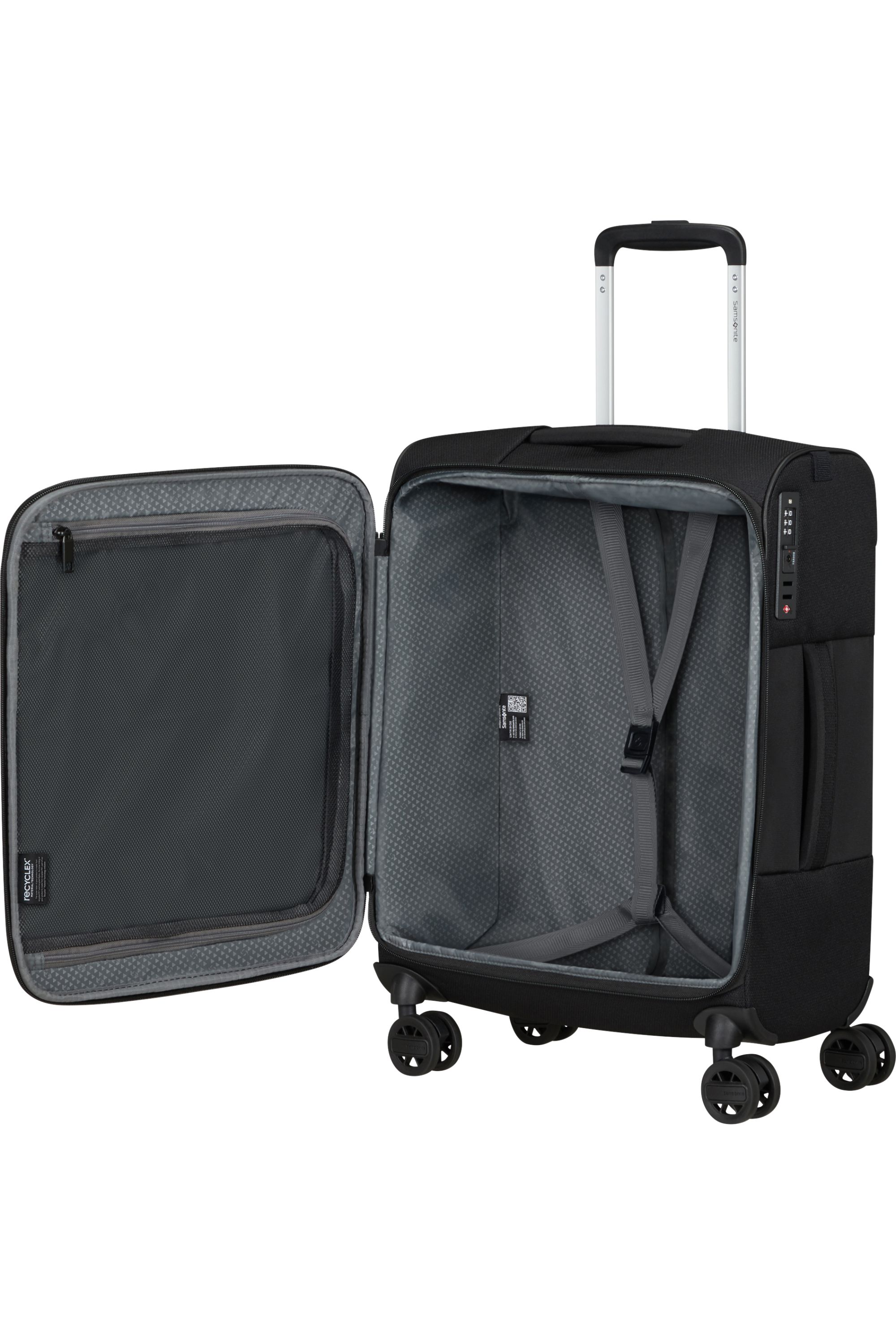 Shop VAYCAY Spinner (4 wheels) 55cm - Black in australian