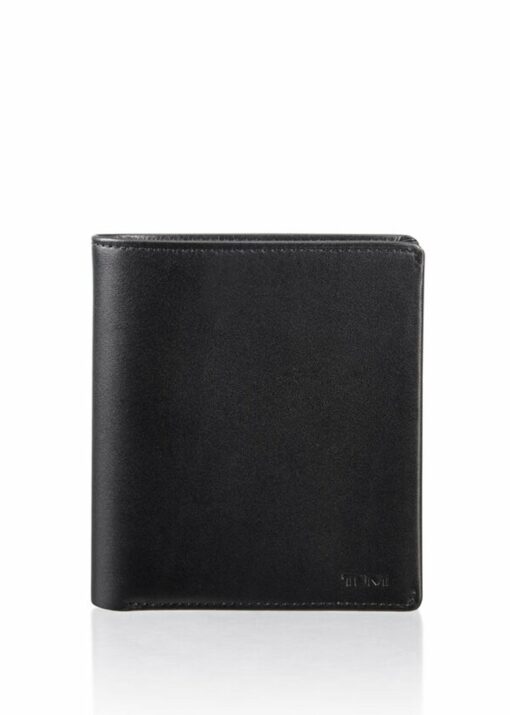 Shop Nassau Global Vertical Flip Coin Wallet - Black in australian