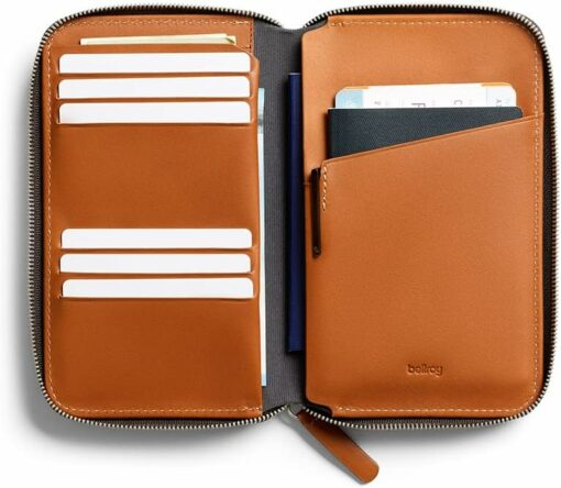 Shop Travel Folio - Caramel in australian