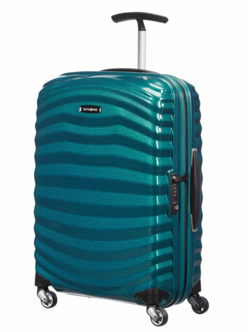 Shop Lite-Shock 4 Wheel Cabin Suitcase 55cm - Petrol Blue in australian