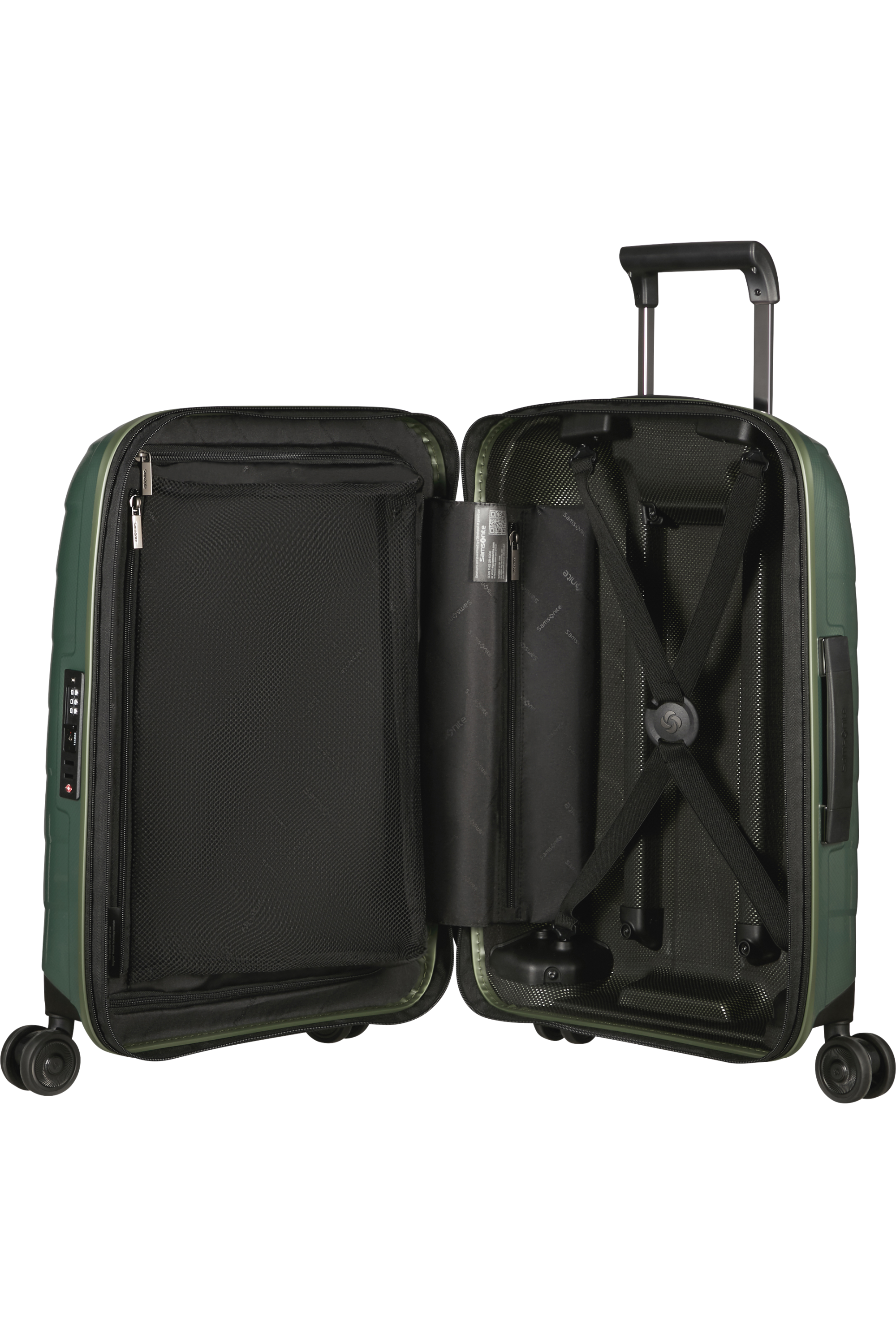 Shop ATTRIX Spinner Expandable (4 wheels) 55cm (23/26cm) - Basil Green in australian