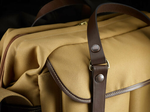 Shop 307 Camera Bag - Khaki FibreNyte / Chocolate leather in australian