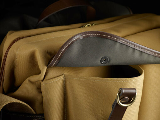 Shop 307 Camera Bag - Khaki FibreNyte / Chocolate leather in australian