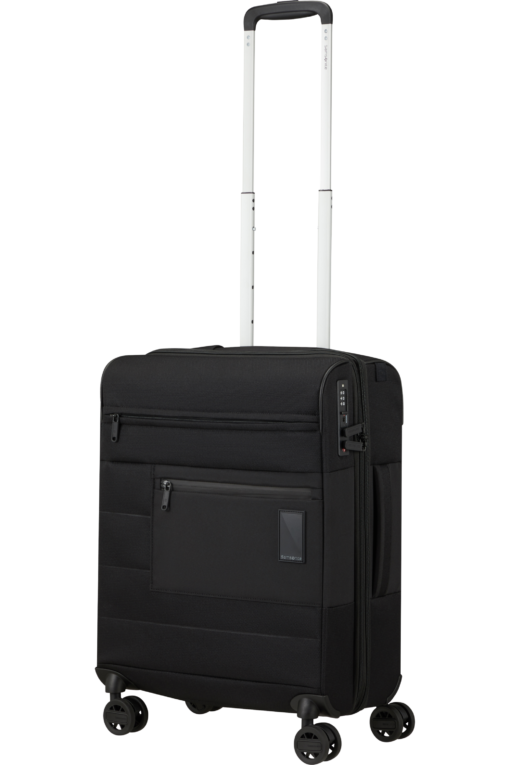 Shop VAYCAY Spinner Expandable (4 wheels) 55cm Length 40cm - Black in australian