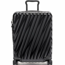 Shop 19 Degree Continental Expandable 4 Wheeled Carry-On - Black in australian