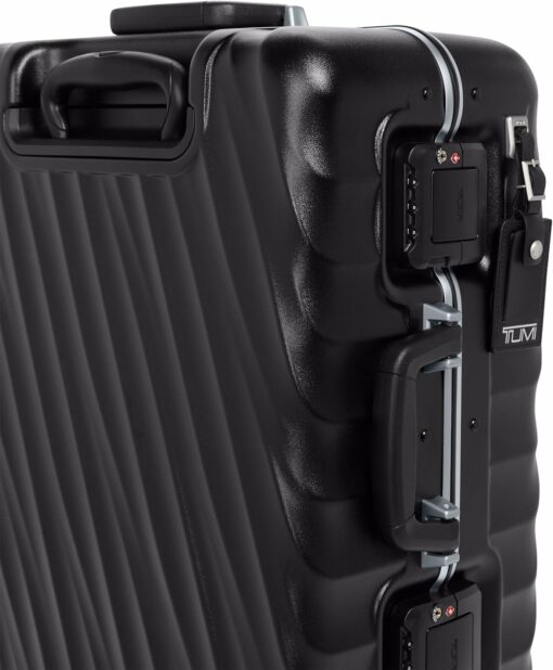 Shop 19 Degree Frame Continental Carry-On 55cm - Black Texture in australian