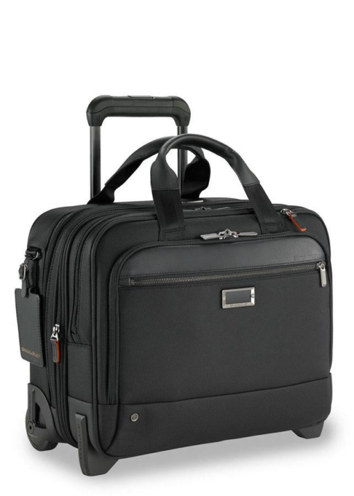 Shop @Work Medium 2-Wheel Expandable Brief - Black in australian