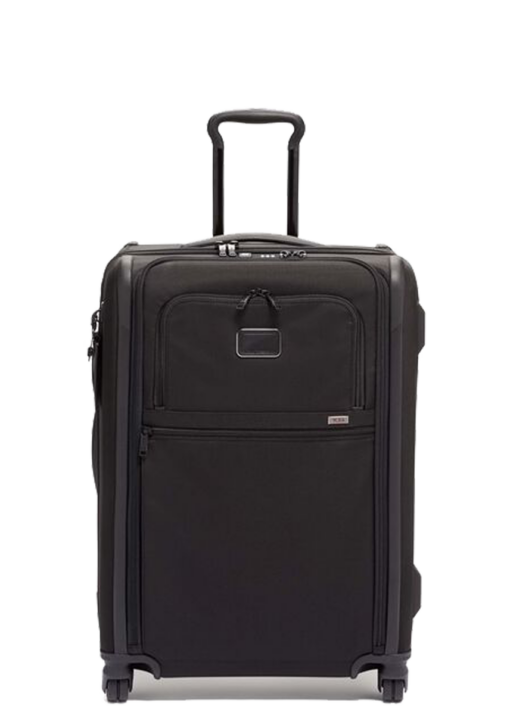 Shop Alpha 3 Short Trip Expandable 4 Wheeled Packing Case - Black in australian