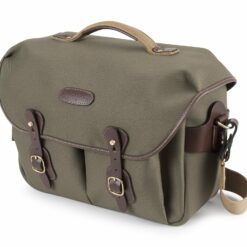 Shop Hadley One Camera/Laptop Bag - Sage FibreNyte / Chocolate Leather in australian