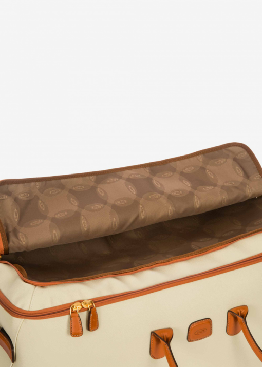 Shop Firenze Check-In Wheeled Holdall - Cream in australian