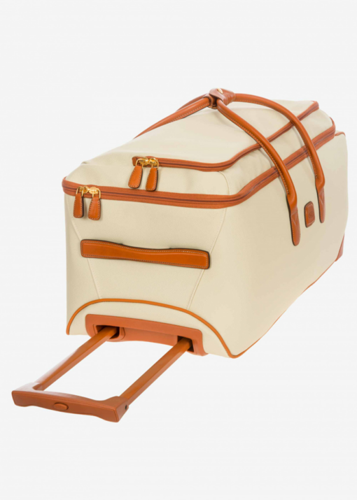 Shop Firenze Check-In Wheeled Holdall - Cream in australian