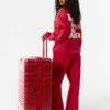 Shop The Large Check-In Roller in Text Me Red in australian