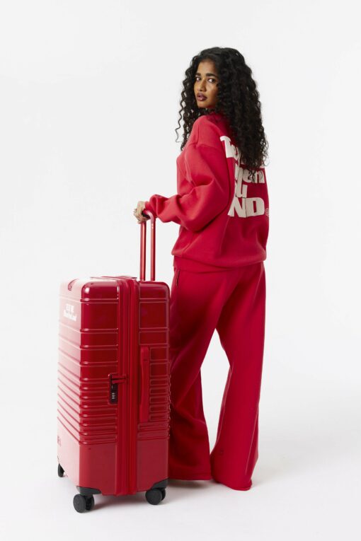 Shop The Large Check-In Roller in Text Me Red in australian