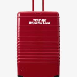 Shop The Large Check-In Roller in Text Me Red in australian