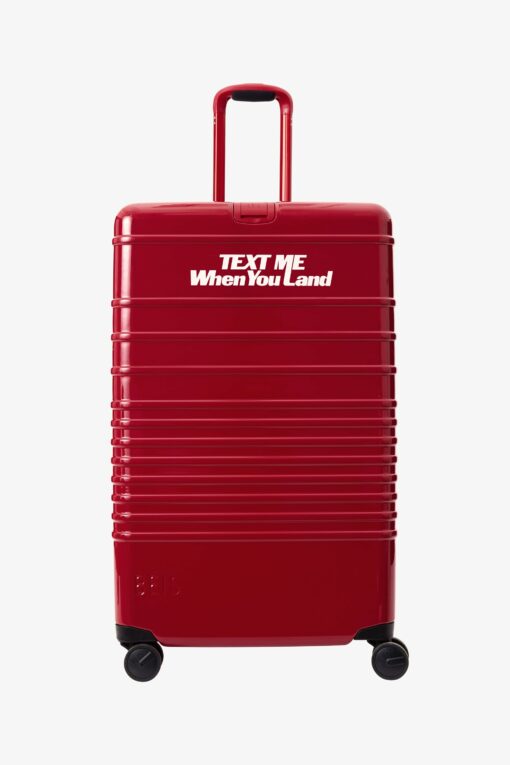 Shop The Large Check-In Roller in Text Me Red in australian