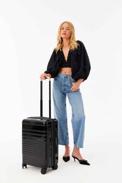 Shop The Carry-On Roller in Glossy Black in australian