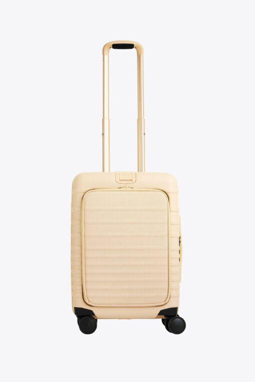 Shop The Front Pocket Carry-On Roller in Beige in australian