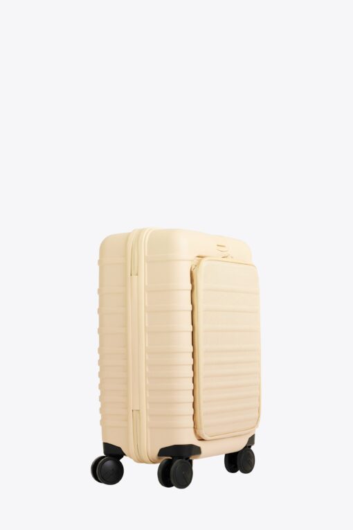 Shop The Front Pocket Carry-On Roller in Beige in australian