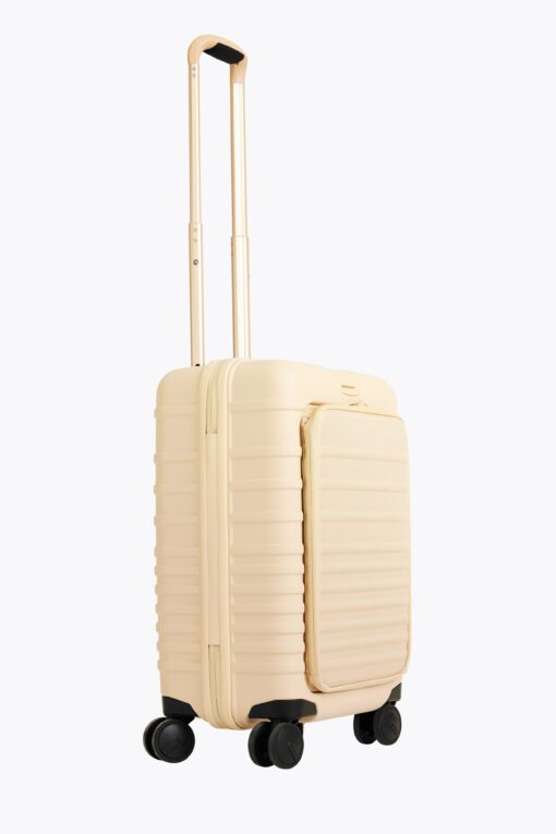 Shop The Front Pocket Carry-On Roller in Beige in australian