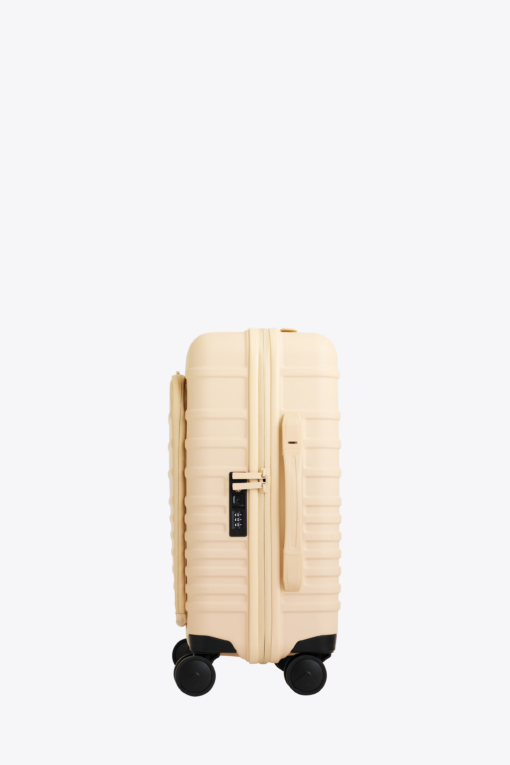 Shop The Front Pocket Carry-On Roller in Beige in australian