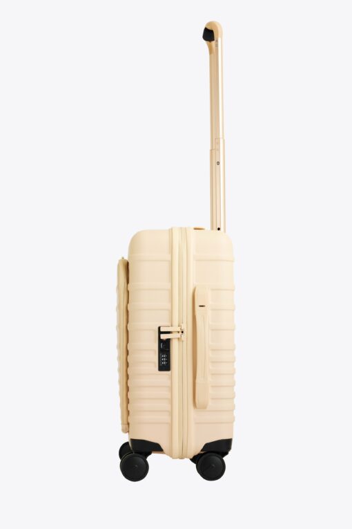 Shop The Front Pocket Carry-On Roller in Beige in australian