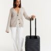 Shop The Front Pocket Carry-On Roller in Black in australian