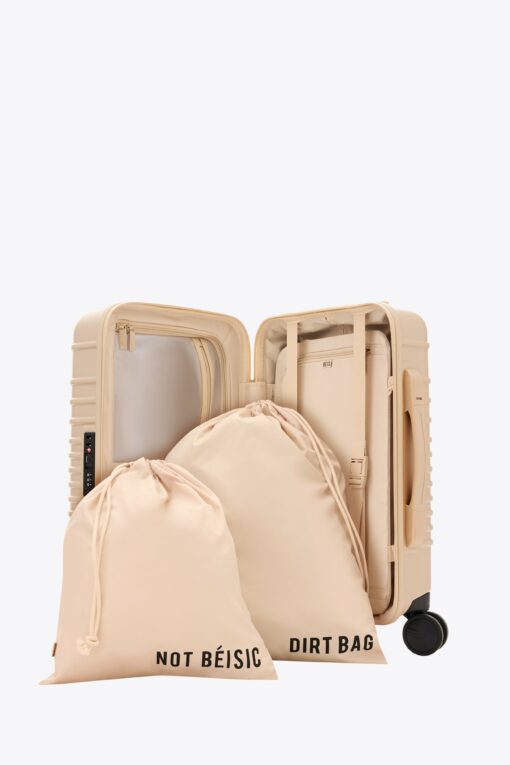 Shop The Small Carry-On Roller in Beige in australian