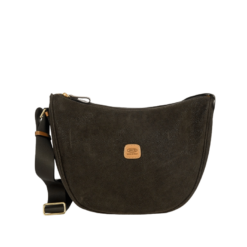 Shop LIFE Half-moon Bag LUNA - Olive in australian