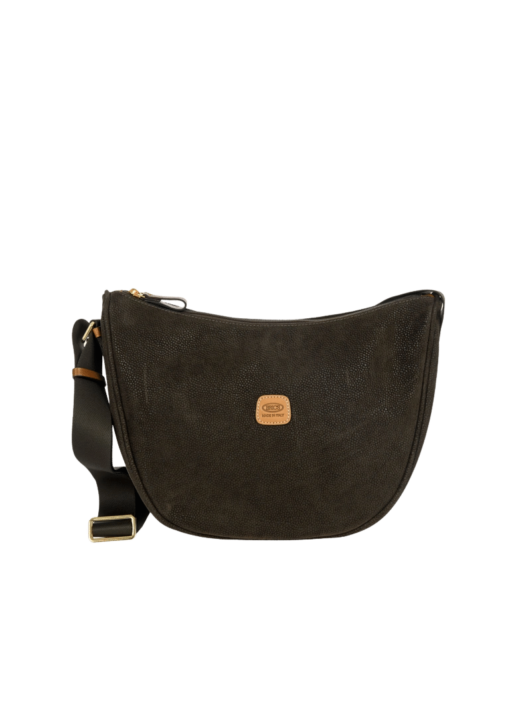 Shop LIFE Half-moon Bag LUNA - Olive in australian